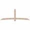 Ekena Millwork Bellingham Smooth Timber Gable Bracket, Douglas Fir, 108"W x 40"H x 1 1/2"D x 5 1/2"F, 9/12 Pitch GBW108X40X0206BEL00SDF - alternate 1